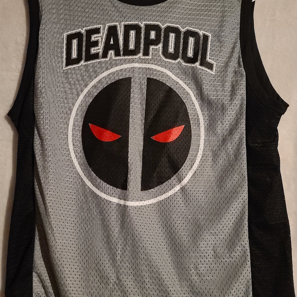 Marvel Deadpool Tanktop Jersey Medium